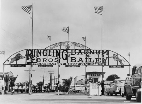 Ringling Bros Barnum＆Bailey马戏团，萨拉索塔，佛罗里达州的冬天